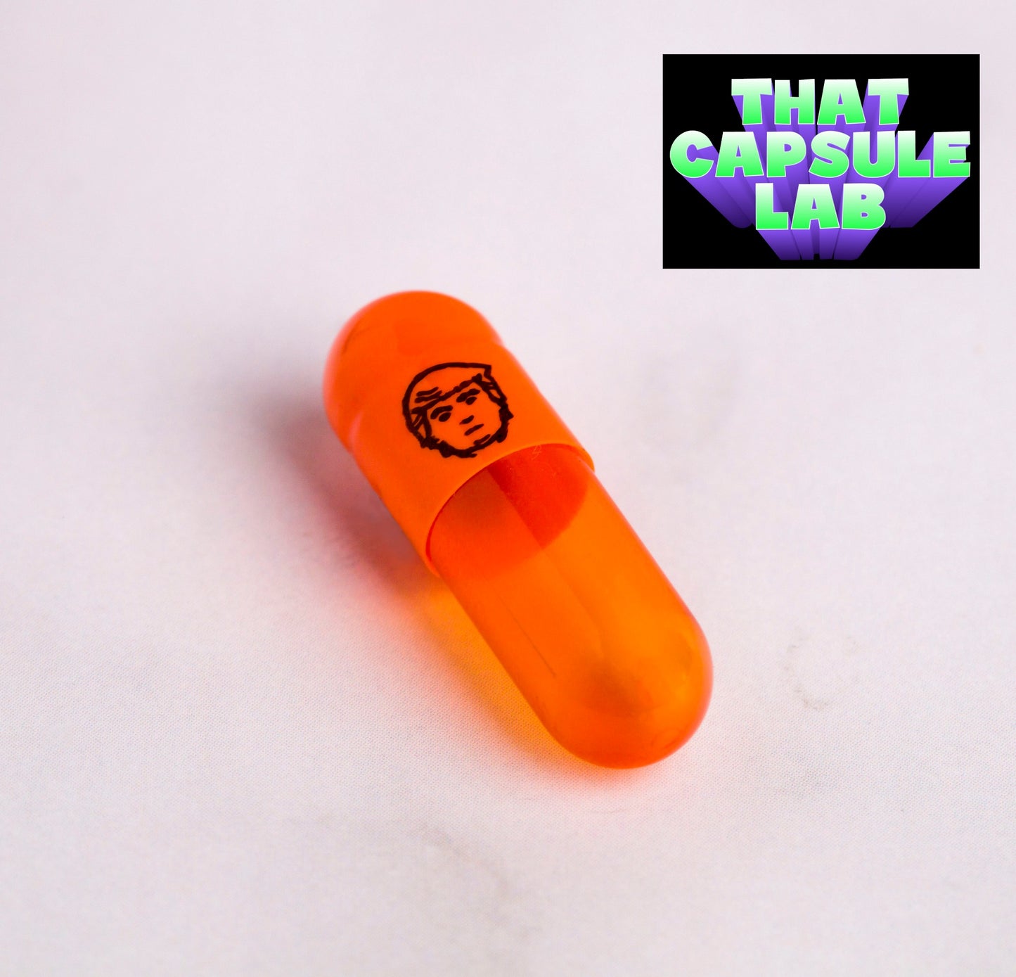 Pink Insta, Blue Plays and Orange Trump Head Capsules - Size 0 - 3 x 200