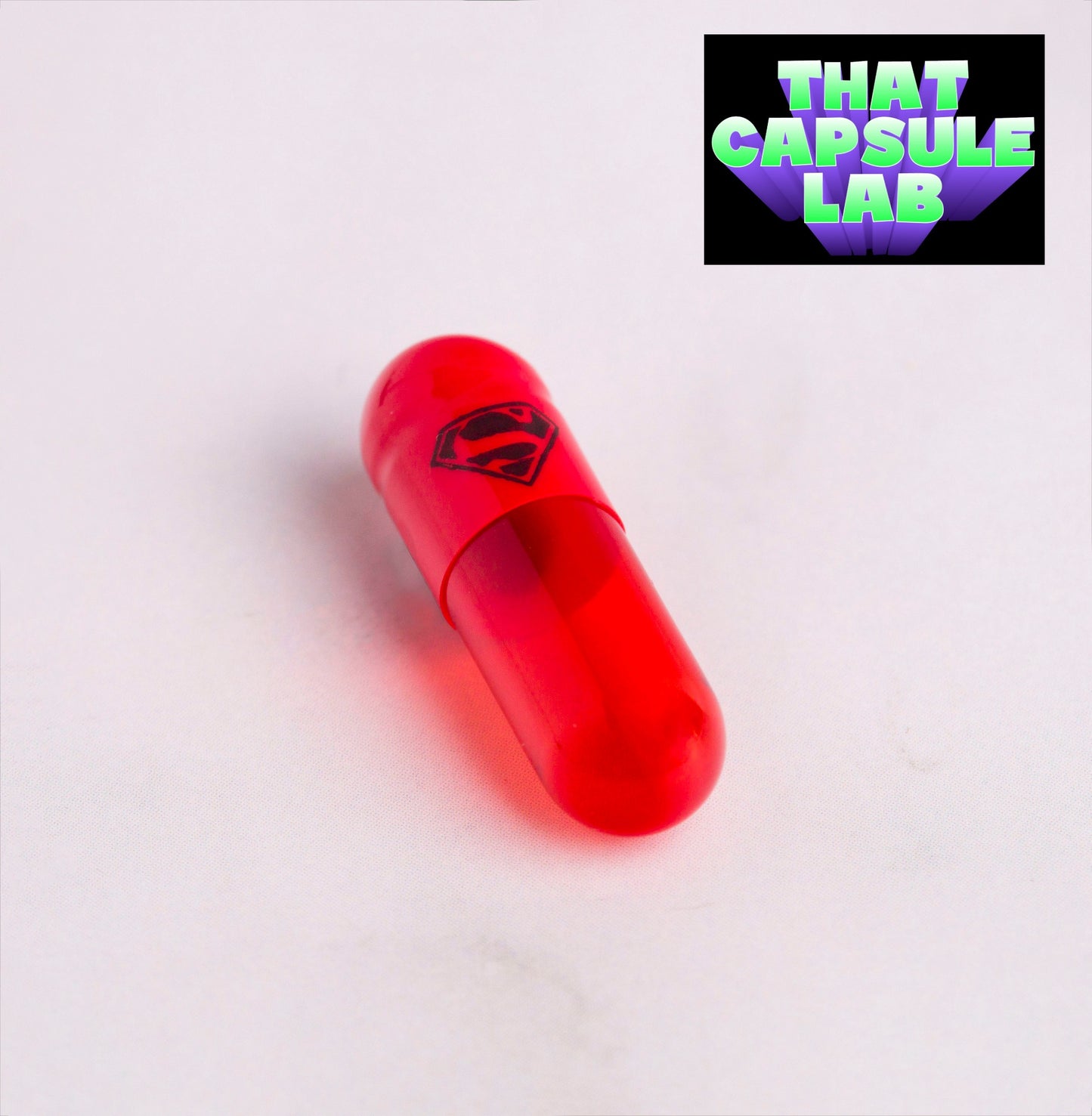 Red supers, Green Alien and Yellow Bat Capsules - Size 1, 3 & 4 - 3 x 200