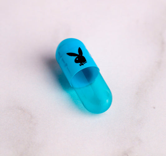 Blue Play Caps, empty gelatin capsules - size 0