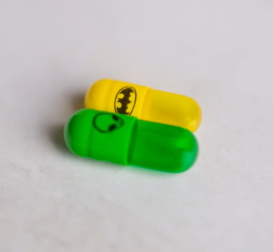 Yellow Bats and Green Alien Capsules - Size 3 & 4 - 2 x 300