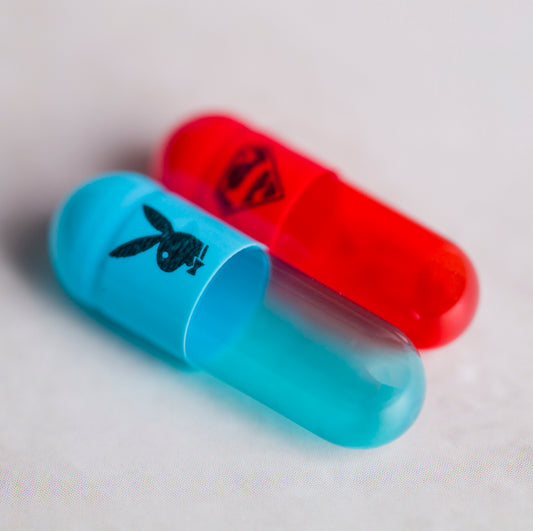 Red Supers and Blue play Caps - Size 1 & 0 - 2 x 300
